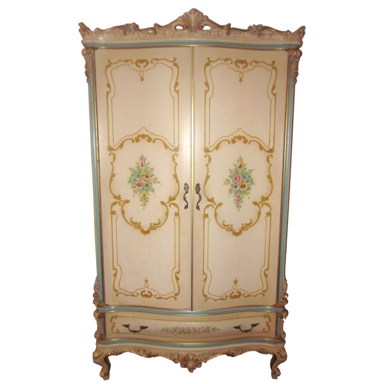 Vintage Italian Venetian Armoire