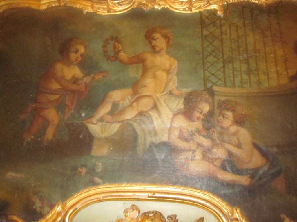 French Trumeau Mirror