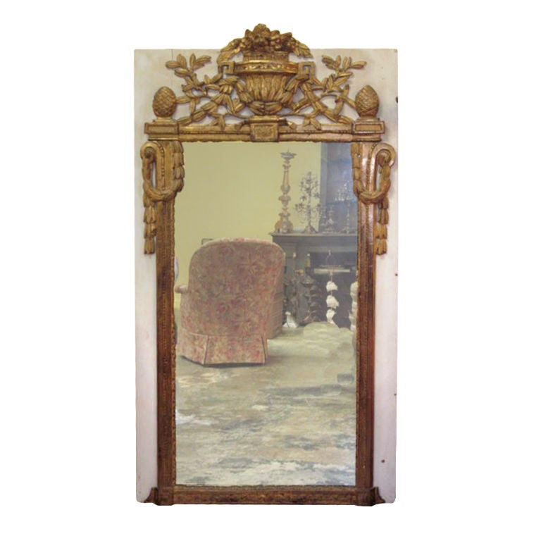 18c French Trumeau Mirror at 1stdibs
