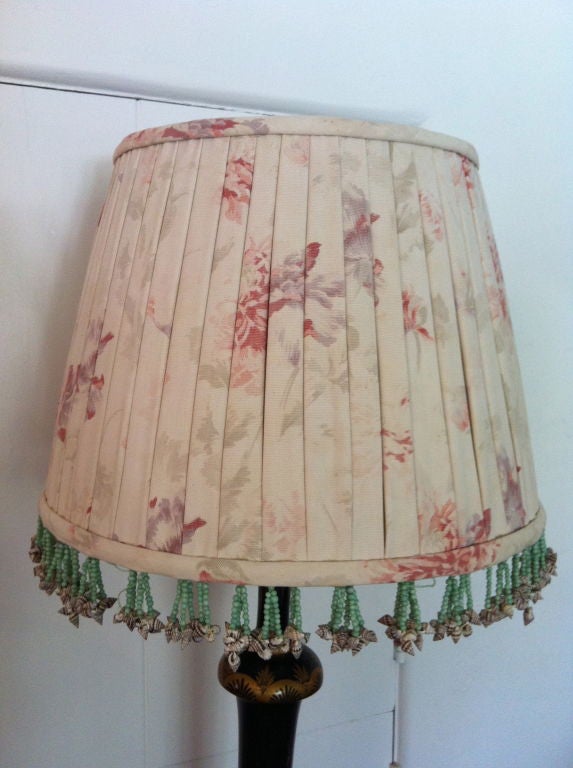Vintage French Chinoiserie Floor lamp