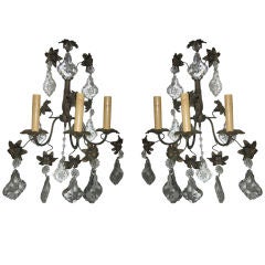 Pair Vintage Wall Sconces