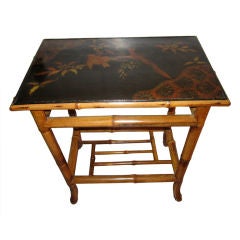 19c Chinois Bamboo side table
