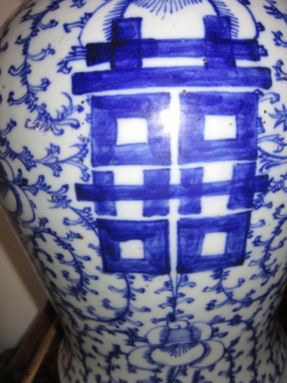 19c Collection of Chinese Blue and White Ginger Jars In Excellent Condition For Sale In Palm Springs, CA
