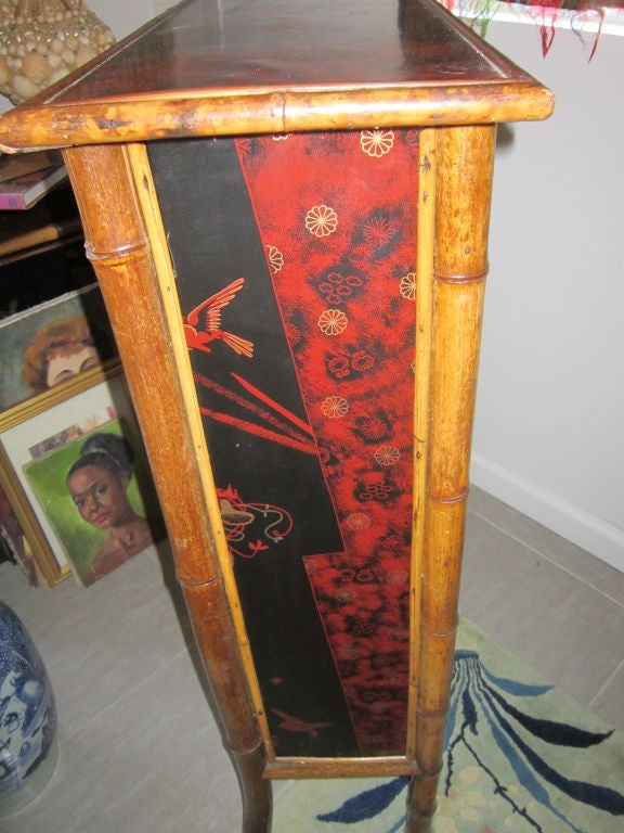 19c Chinois Bamboo Bookcase 2