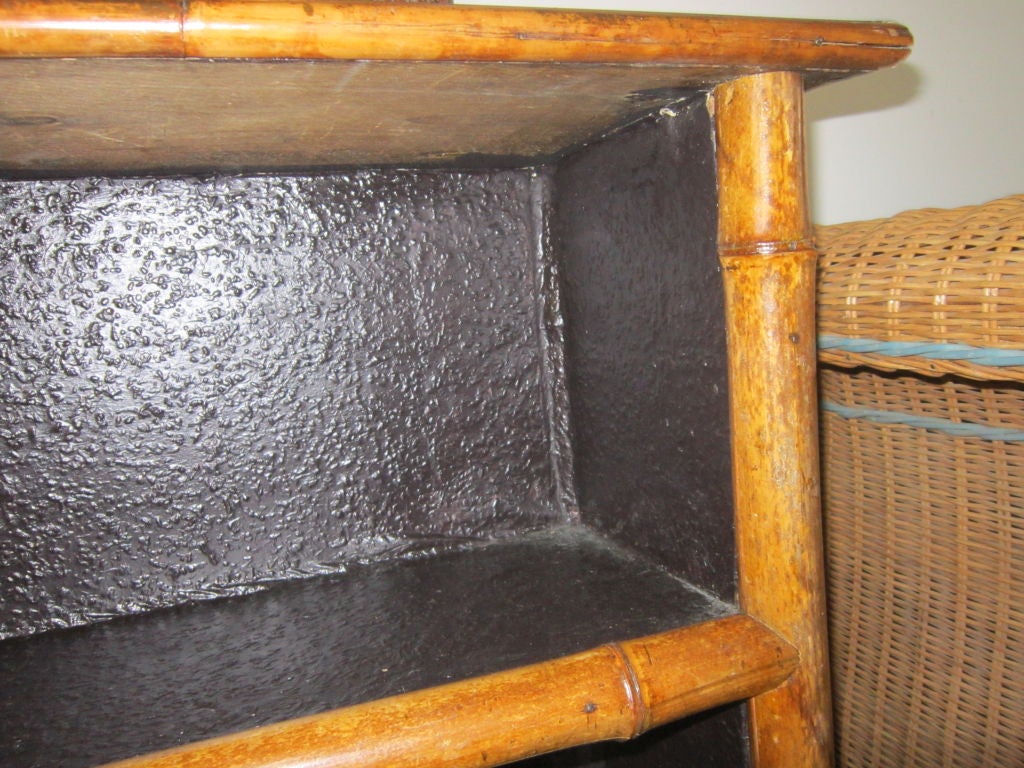 19c Chinois Bamboo Bookcase 3