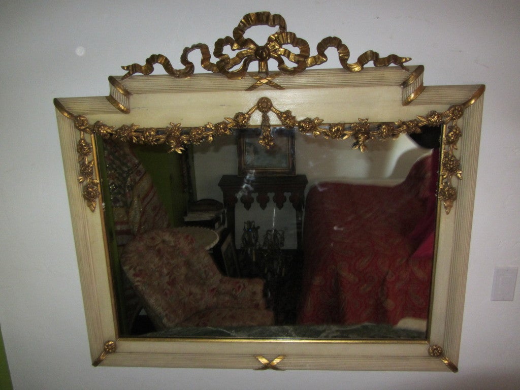 French Marble Console & Mirror