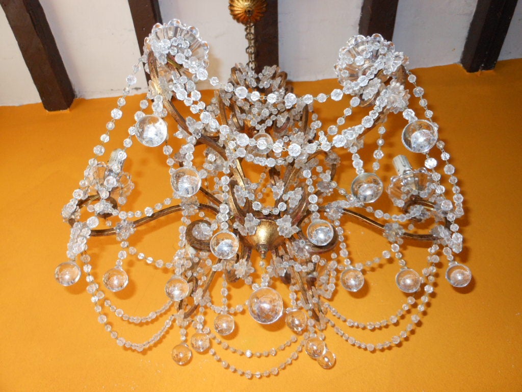 19th Century 19c French Chandelier For Sale