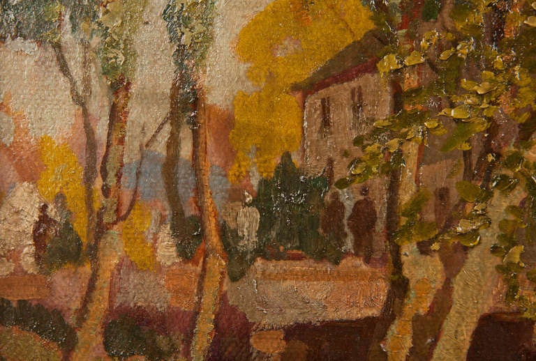 Early 20th Century Oil Painting of a Mill For Sale 2