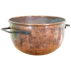 A 19th Century Copper Cauldron