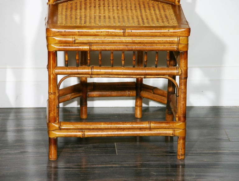 Pair of Wicker Side Chairs at 1stDibs