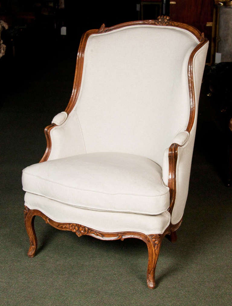 18th Century French Wing Chair