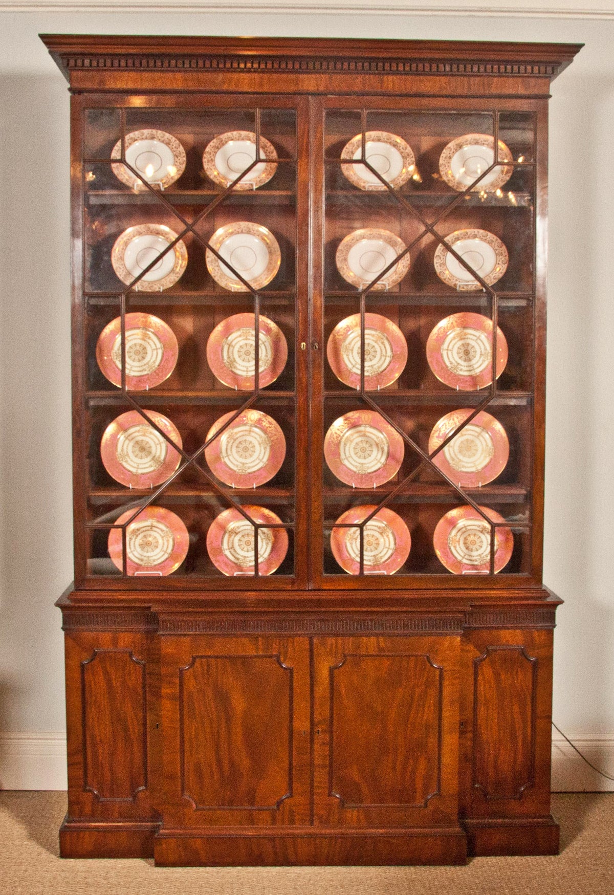 George III Early 19th Century Bookcase For Sale