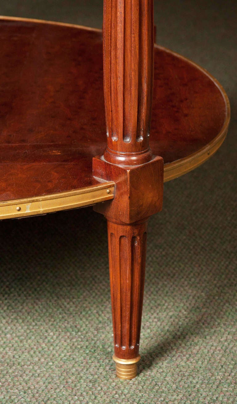 French Mahogany Bouillotte Table For Sale 3