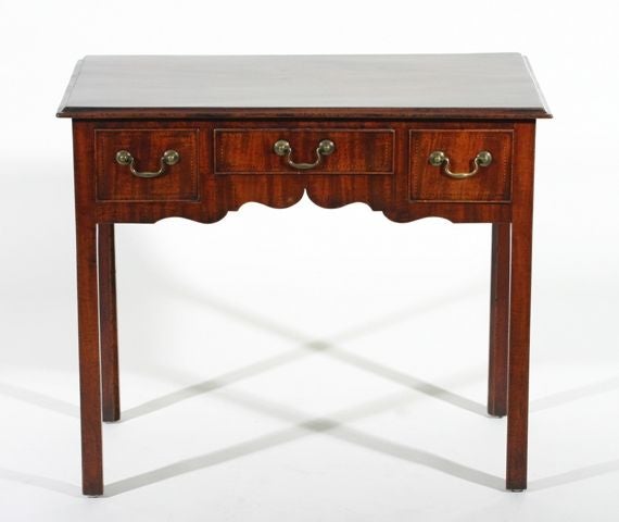 English Mahogany Lowboy For Sale