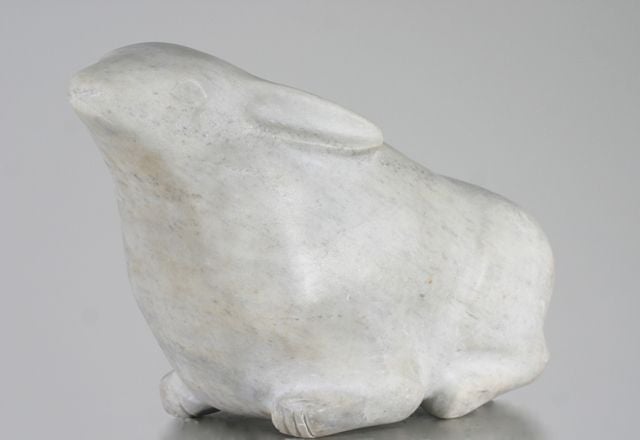 Carved Stone Rabbit