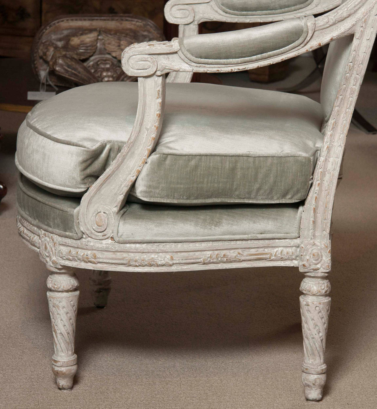 Pair of Italian, Late 18th Century Armchairs For Sale 3