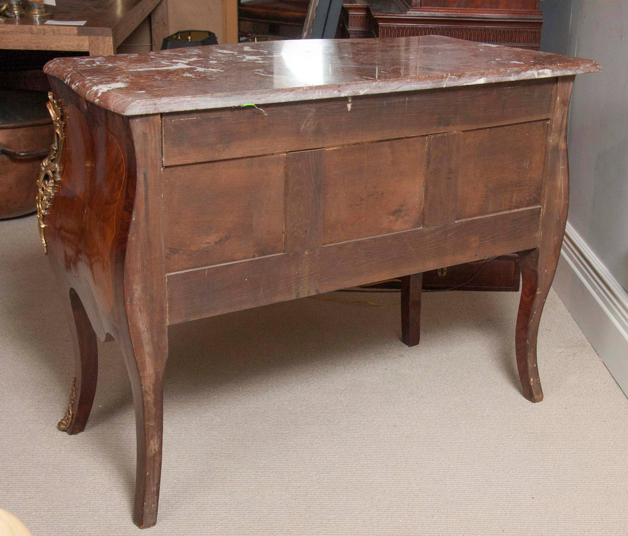 Inlay French Mid-19th Century Commode For Sale