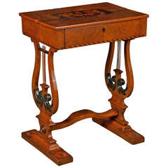 Antique Marquetry Side Table