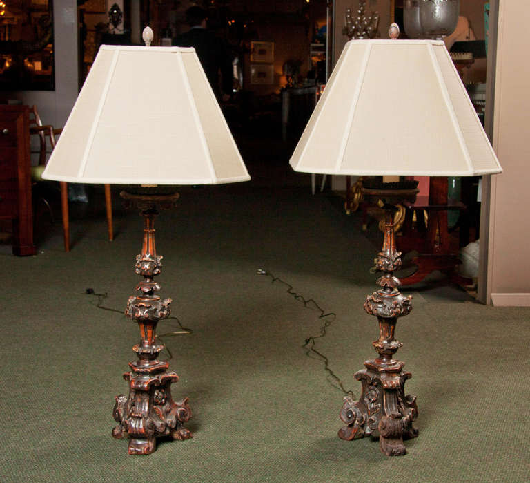 Pair of Italian Lamps