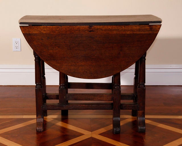 English Oak Gate-Leg Table