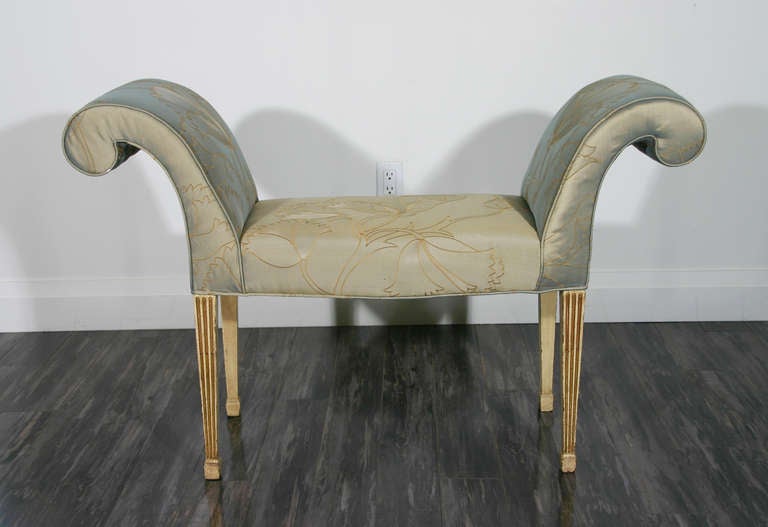 Neoclassical Window/Hall Seat For Sale