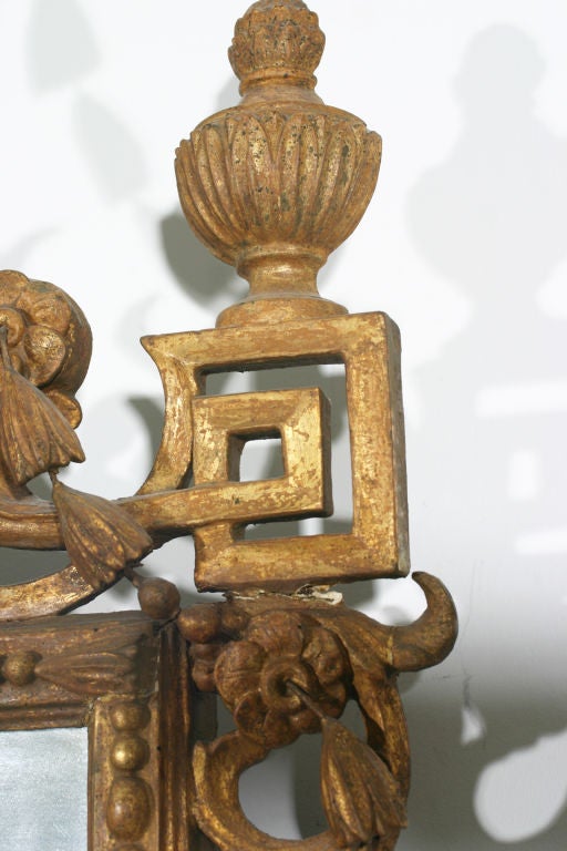 Danish Carved Gilt Mirror