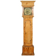 Antique Pine Grandfather Clock