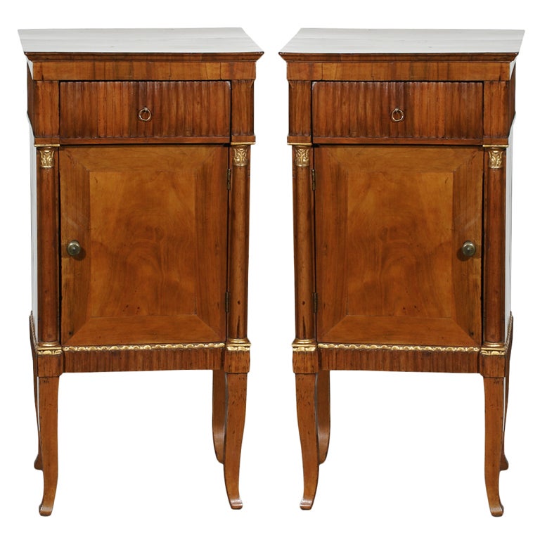 Pair of Nightstands For Sale