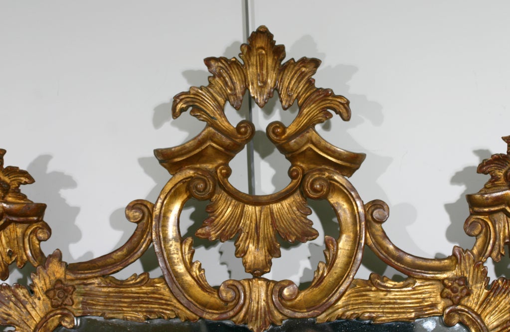 Chippendale Style Gilt Mirror