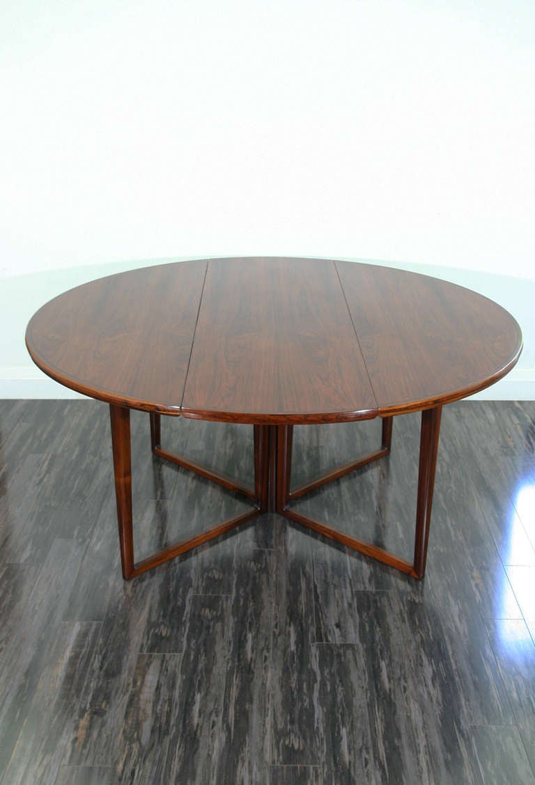 Mid-Century Modern Very Rare Dining Table Designed by Helge Sibast, Produced by Sibast Møbler For Sale