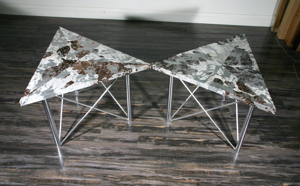 Pair of Modern End Tables For Sale 1