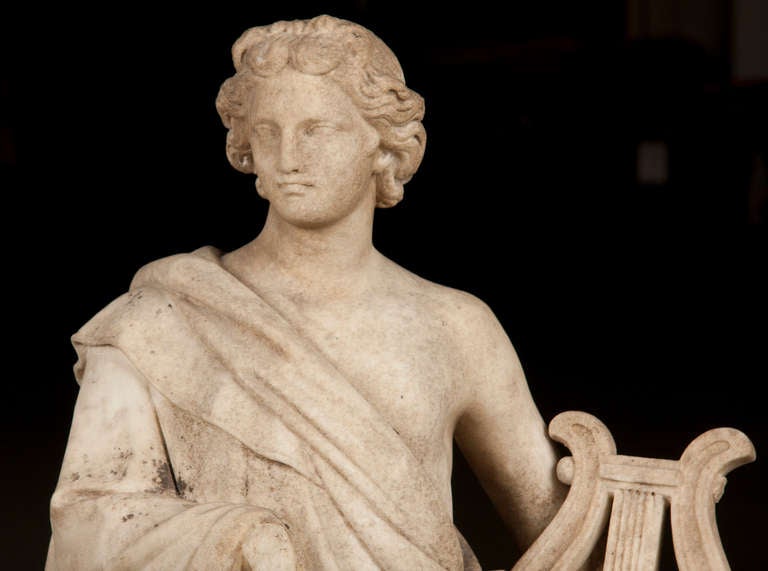 An English Late 18th Century Marble Figure