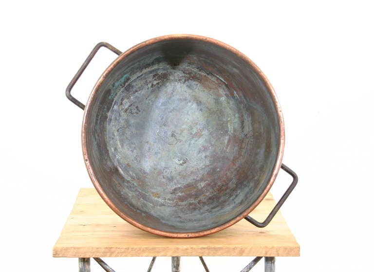 American A 19th Century Copper Cauldron