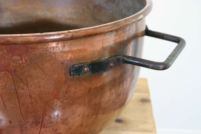 Victorian A 19th Century Copper Cauldron