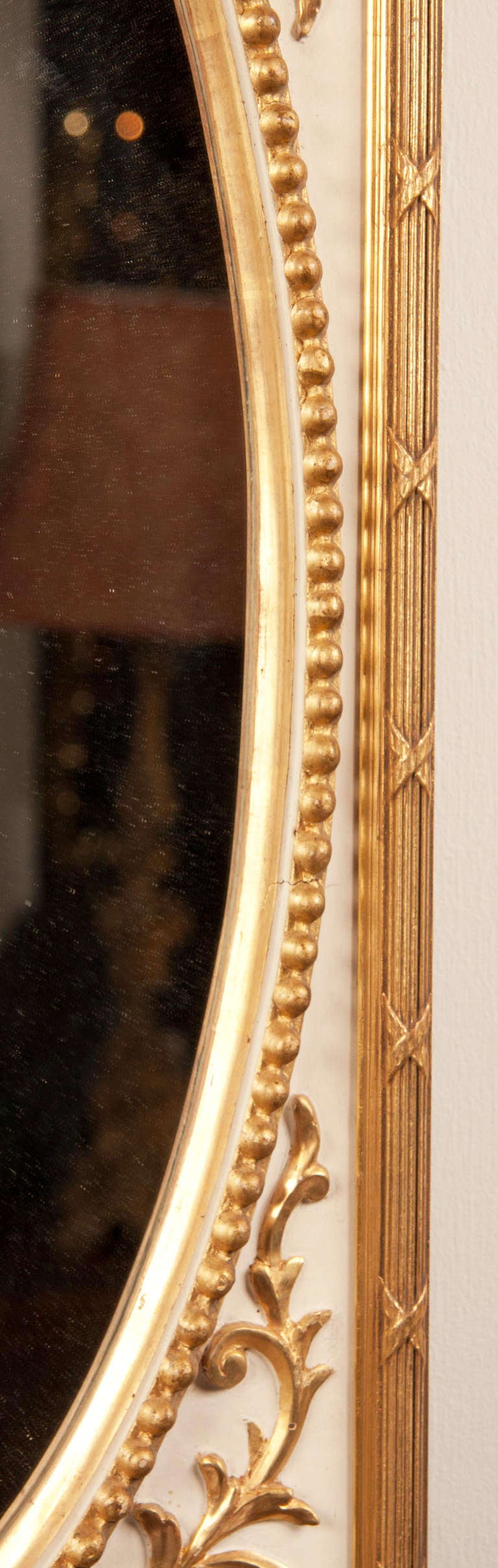Pair of Neoclassical Parcel-Gilt Mirrors In Excellent Condition For Sale In Mississauga, ON