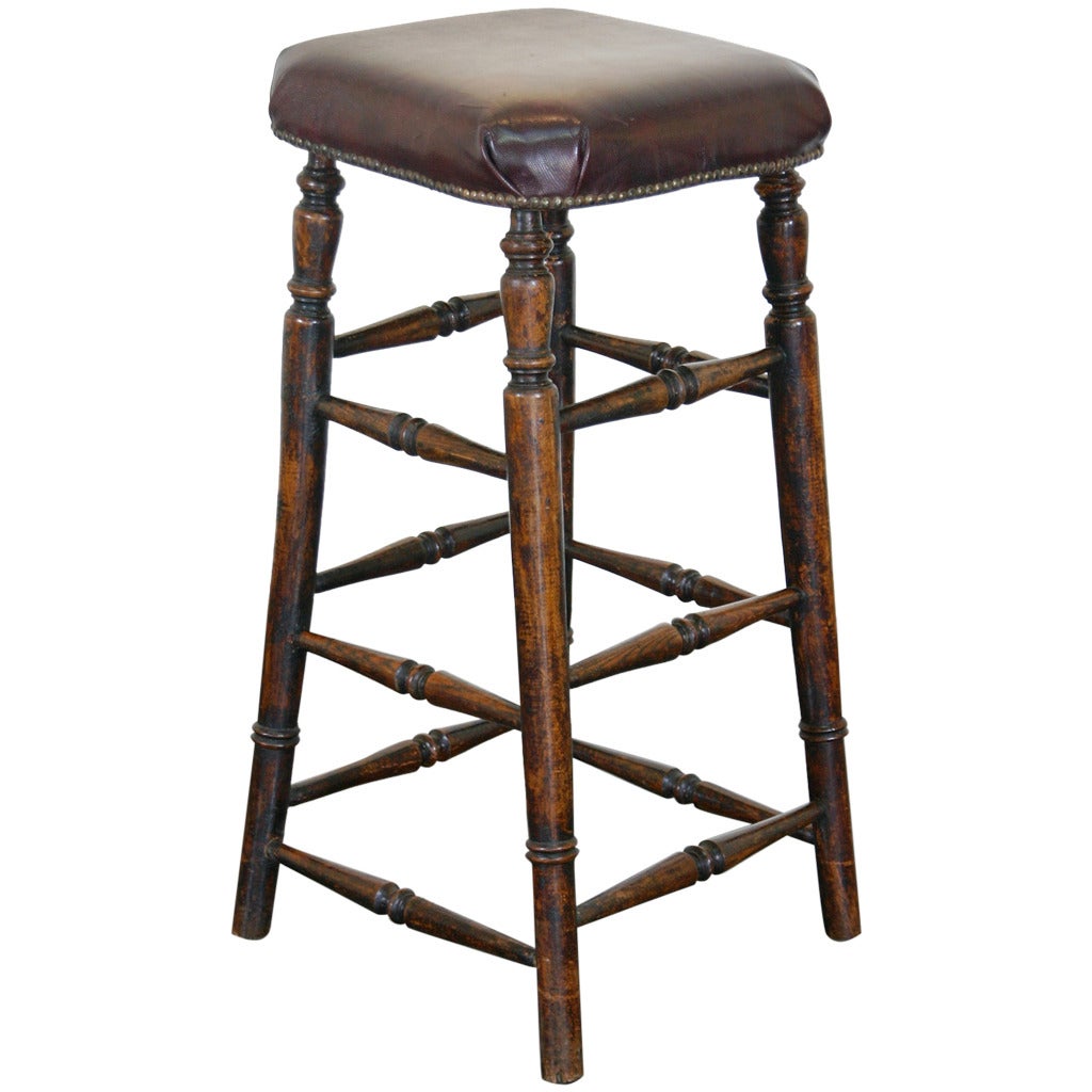 19th Century Counter Stool For Sale