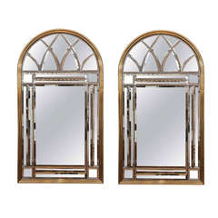 Pair of Italian mirrors by LaBarge
