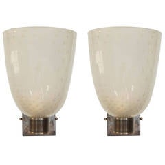 Pair of Contemporary Art Deco Style "Pulegoso" Wall Sconces