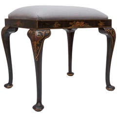 English Chinoiserie Style Stool