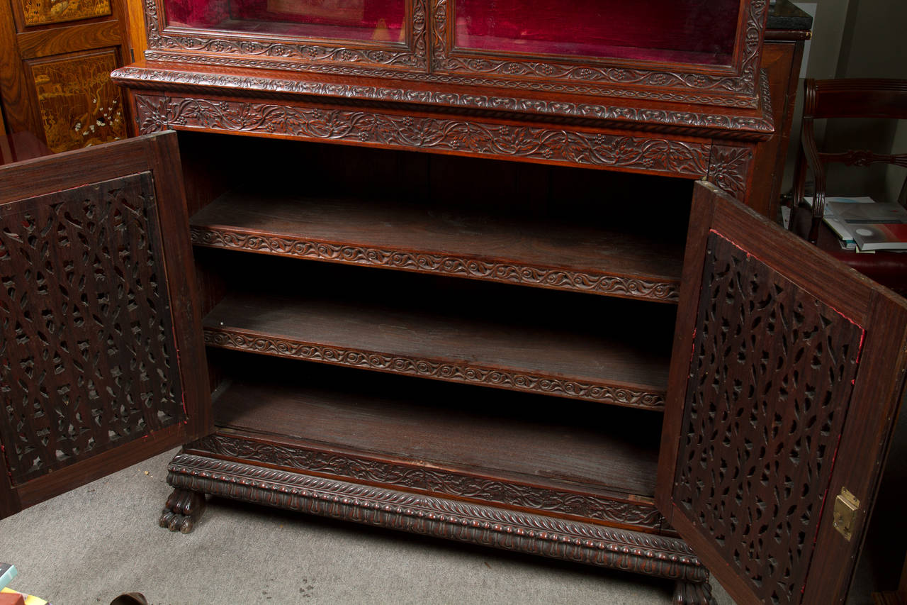 Fine William IV Period Anglo-Indian Walnut Cabinet 4