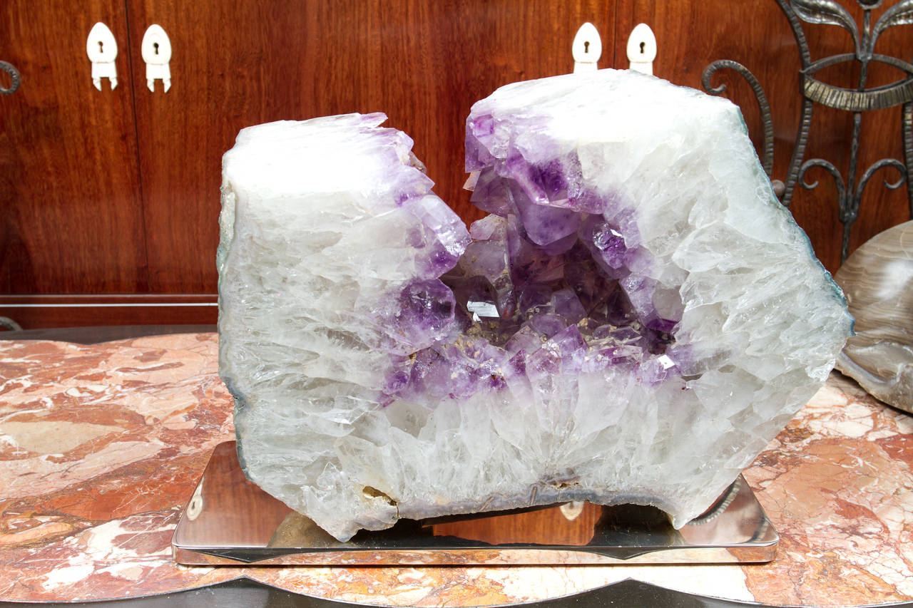 Amethyst Impressive Quartz Geode Sculpture