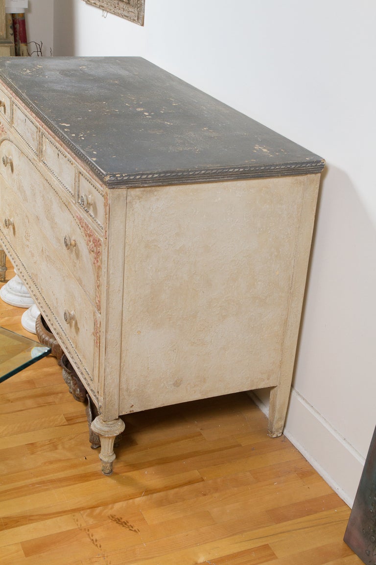 French Neoclassical Style Hand Painted Commode For Sale 2