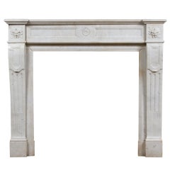 Louis XVI Marble Mantel