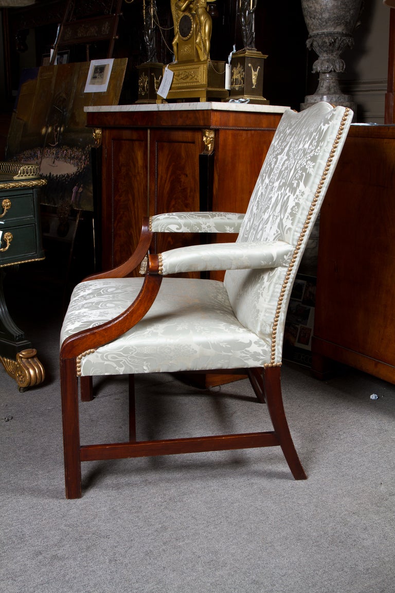 20th Century George III Style Gainsborough Chair