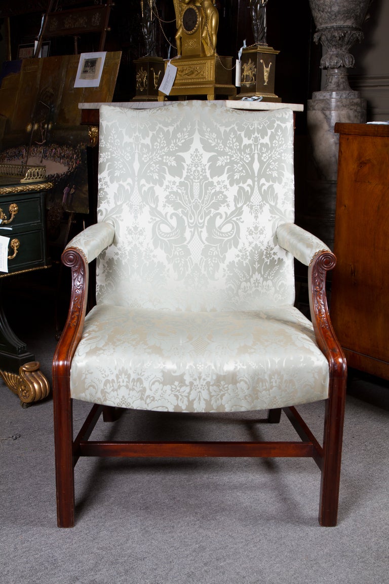 Mahogany George III Style Gainsborough Chair
