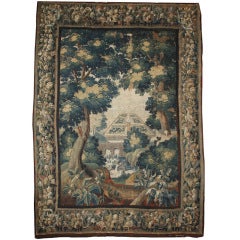 Beautiful 17th Century Flemish Verdure Tapestry
