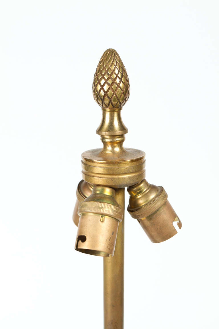 French Maison Charles Bronze 'Corn' Table Lamp For Sale