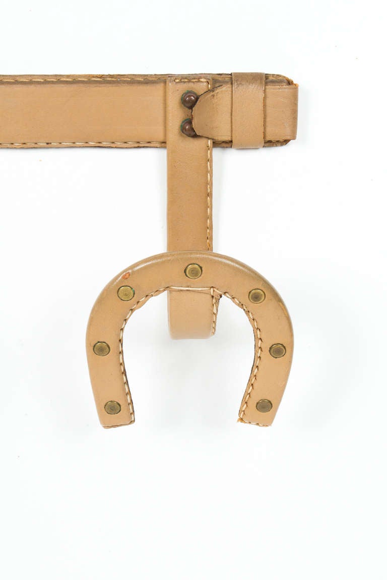 French Unusual Jacques Adnet Coat Hanger For Sale