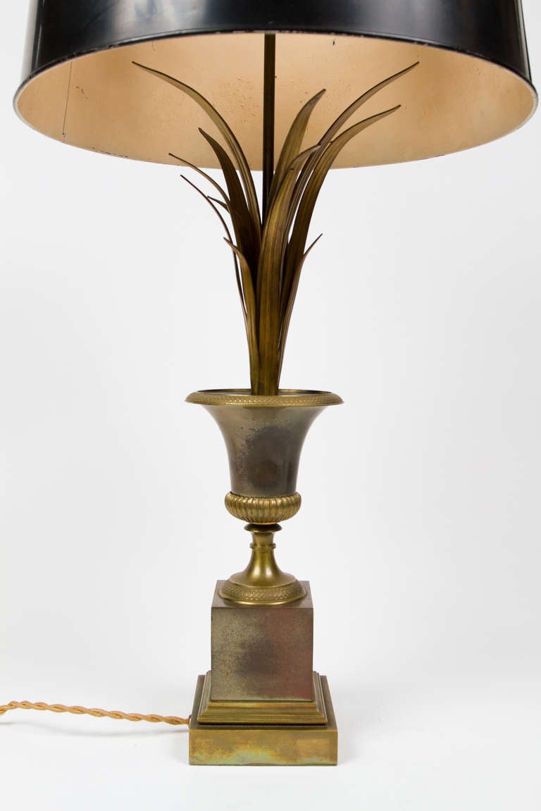 Mid-Century Modern Elegant  Table Lamp Attributed to Maison Charles For Sale