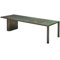 Bronze Coffee Table by Philip and Kelvin LaVerne